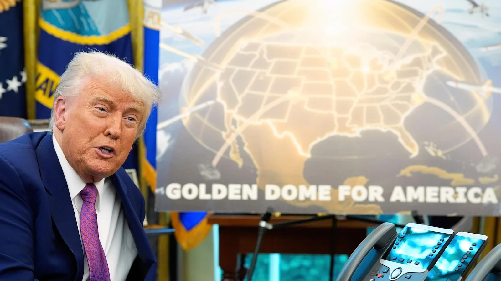 Trump Responds to Questions on Cost of 'Golden Dome' Missile Defense Program