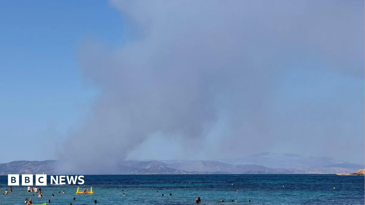 Two Dead and Hundreds Evacuated as Wildfires Burn on Greek Island of Salamina