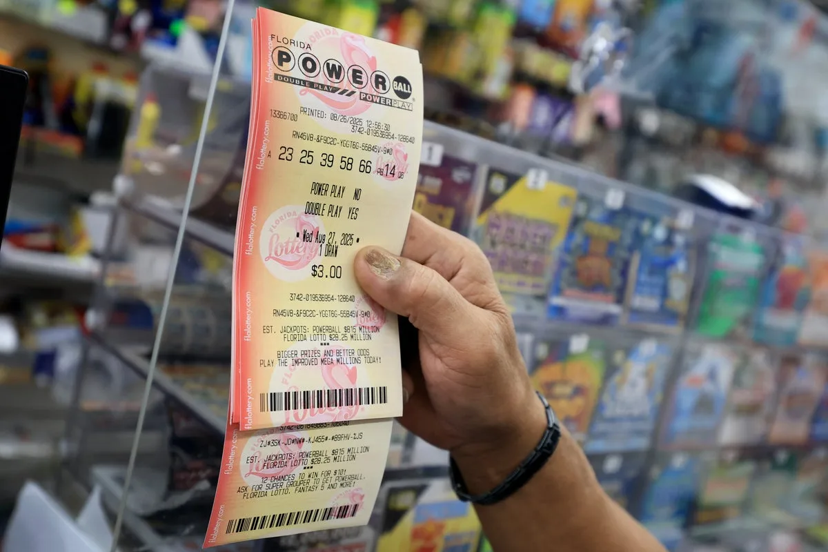 Two Powerball Jackpot Winners Share $143 Million; 91 Tickets Win at Least $1 Million