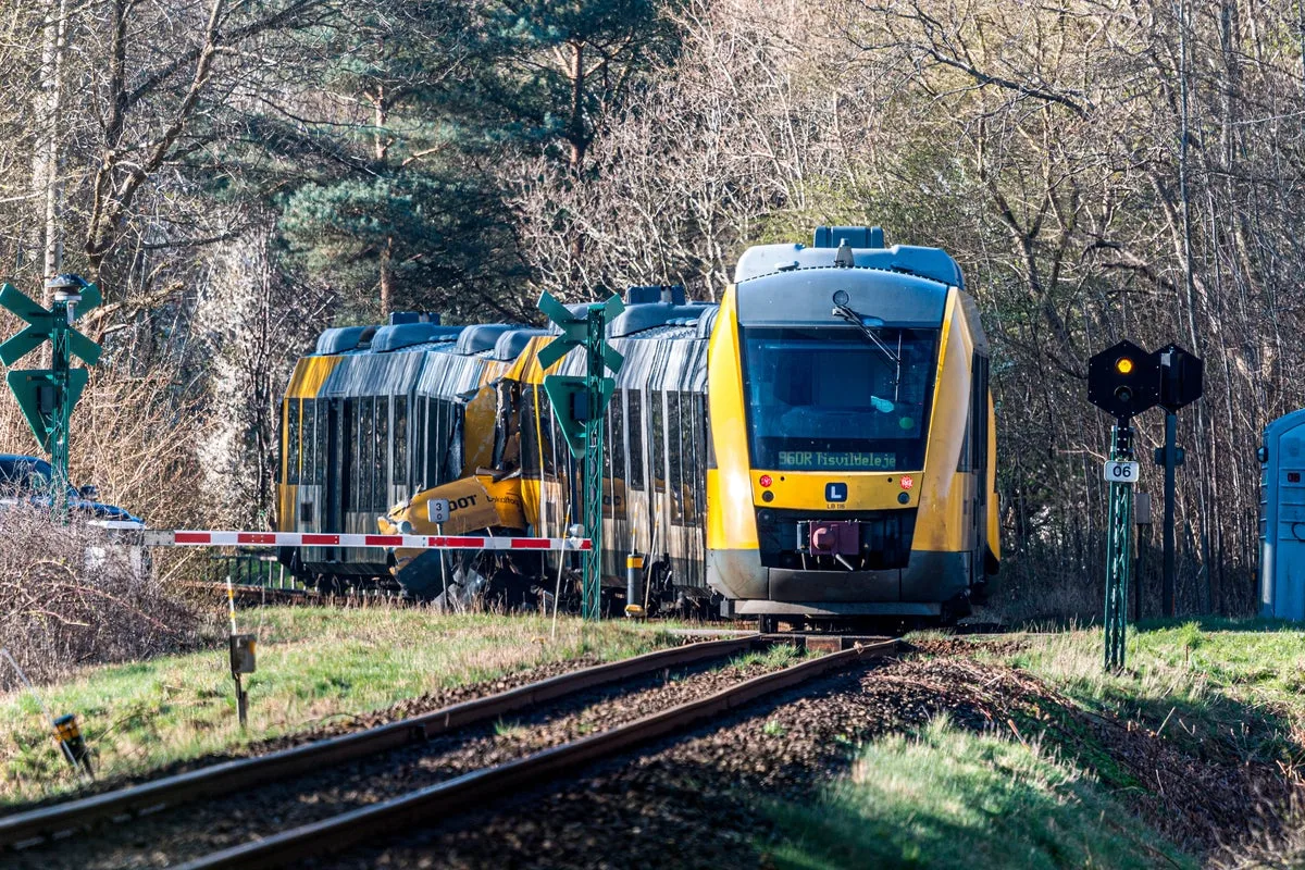 Two Trains Collide in Denmark, Major Emergency Response Launched