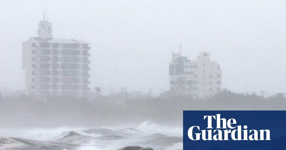 Typhoon Jangmi Damages Himeji Castle and Prompts Evacuations in Japan
