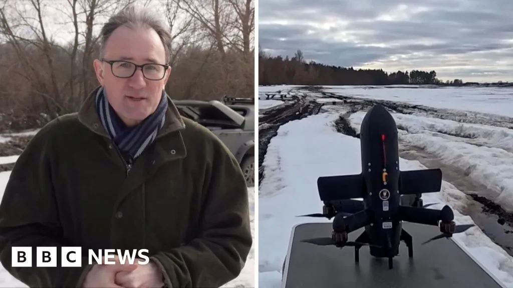 Ukrainian Anti-Drone 'Bullet' Technology Demonstrated to BBC Correspondent