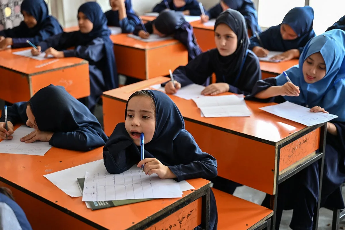 UN Reports 2.4 Million Afghan Girls Barred from Secondary School Under Taliban