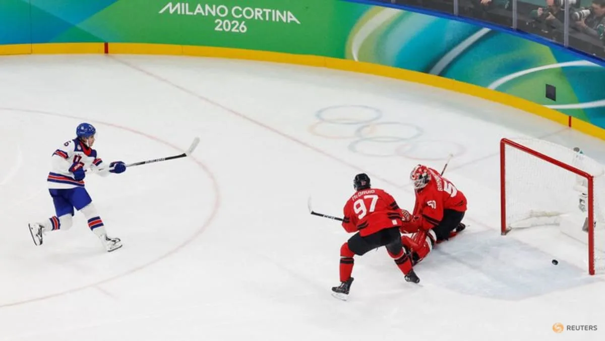 US wins ice hockey gold over Canada in overtime thriller
