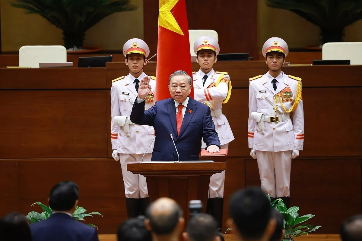 Vietnam's To Lam Elected President, Consolidating Party and State Leadership