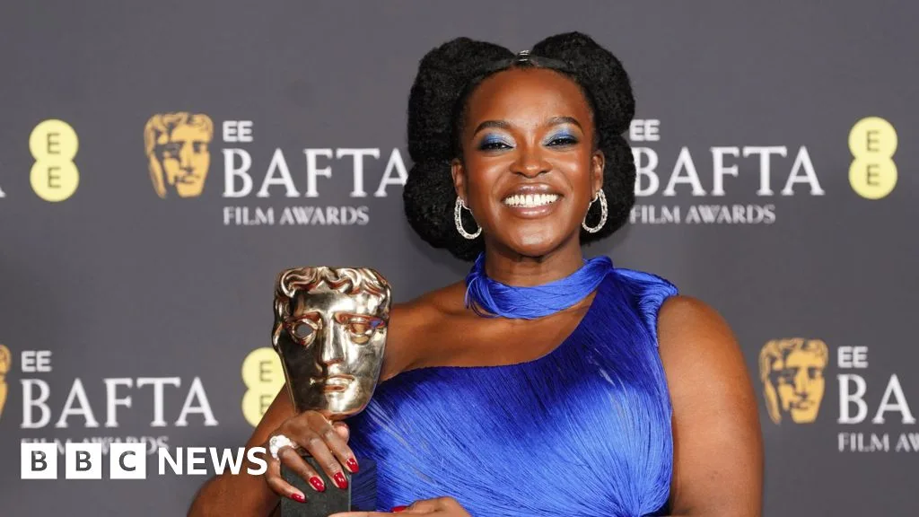 Wunmi Mosaku wins Bafta supporting actress award, reacts to Ryan Coogler's win