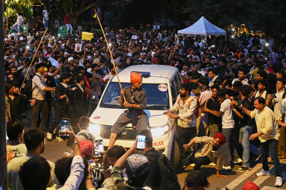 Youth-Led 'Cockroach' Protest Movement Continues in Delhi Amid Exam Leak Scandal